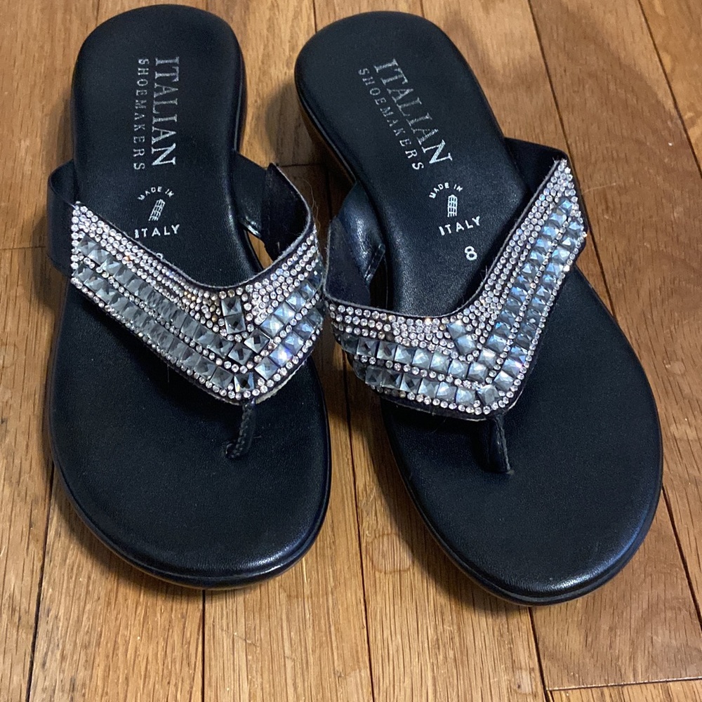 Italian shoemakers sandals sz 8 very light wear